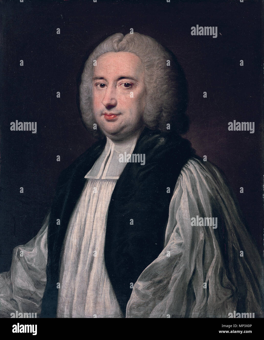 Richard Terrick (1710-1777), Bischof von London * Öl auf Leinwand * 75 x 62,3 cm. Englisch: Richard Terrick (1710-1777), Bischof von London. dritten Quartal des 18. Jahrhunderts. 1061 Richard Terrick (1710-1777), Bischof von London, von Nathaniel Dance Holland Stockfoto