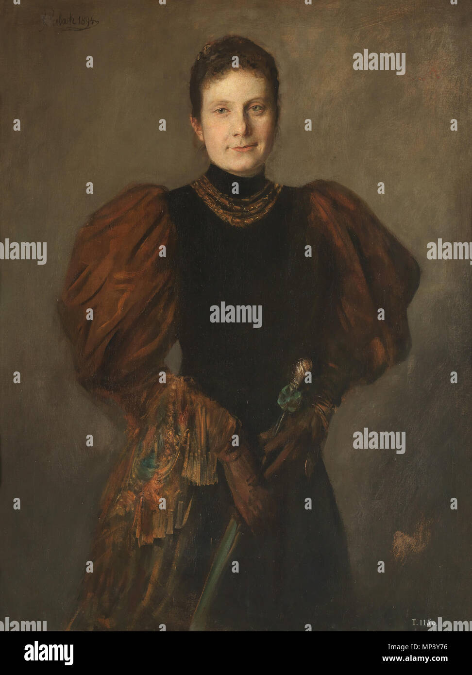 784 La infanta Paz de Borbón (lenbach) Stockfoto