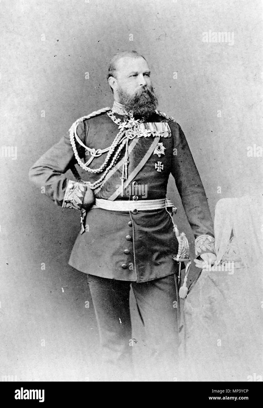 Großherzog Ludwig IV. von Hessen und bei Rhein (1837-1892) 832 Ludwig IV 240-001 Stockfoto