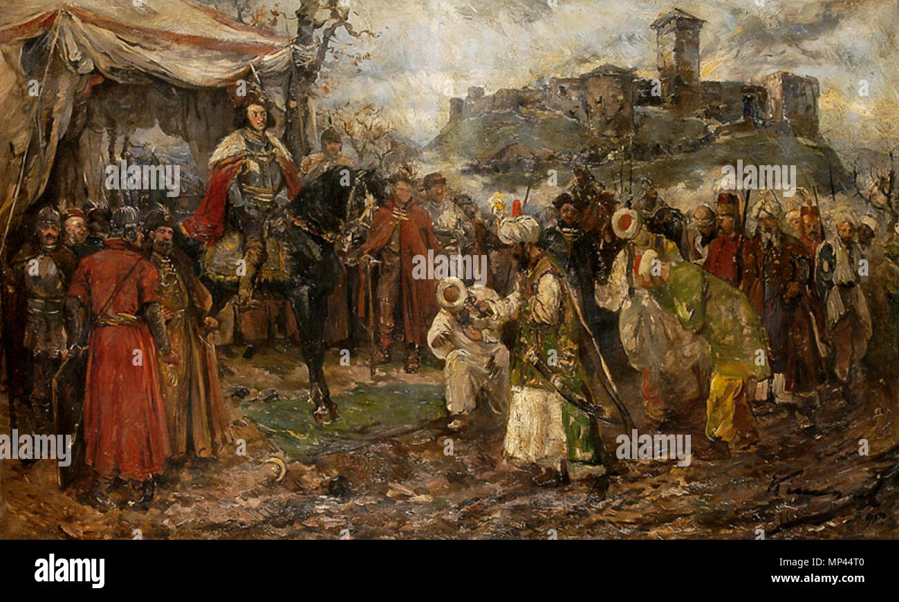 765 Kimnach Nádasdy und die Osmanen 1895 Stockfoto