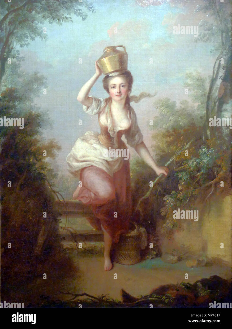 952 P 1140999 Cognacq-Jay JB Huet La Laitiere rwk Stockfoto