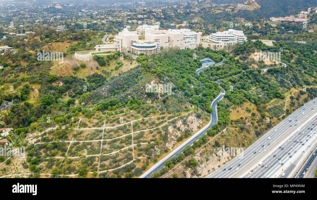 Getty Center, Los Angeles, Kalifornien Stockfoto