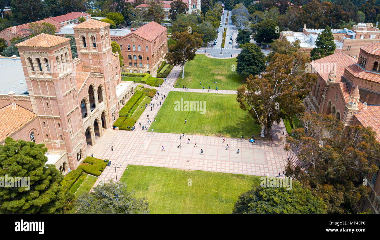 Royce Hall, Dickson, UCLA Campus, Universität von Kalifornien in Los Angeles, Kalifornien Stockfoto