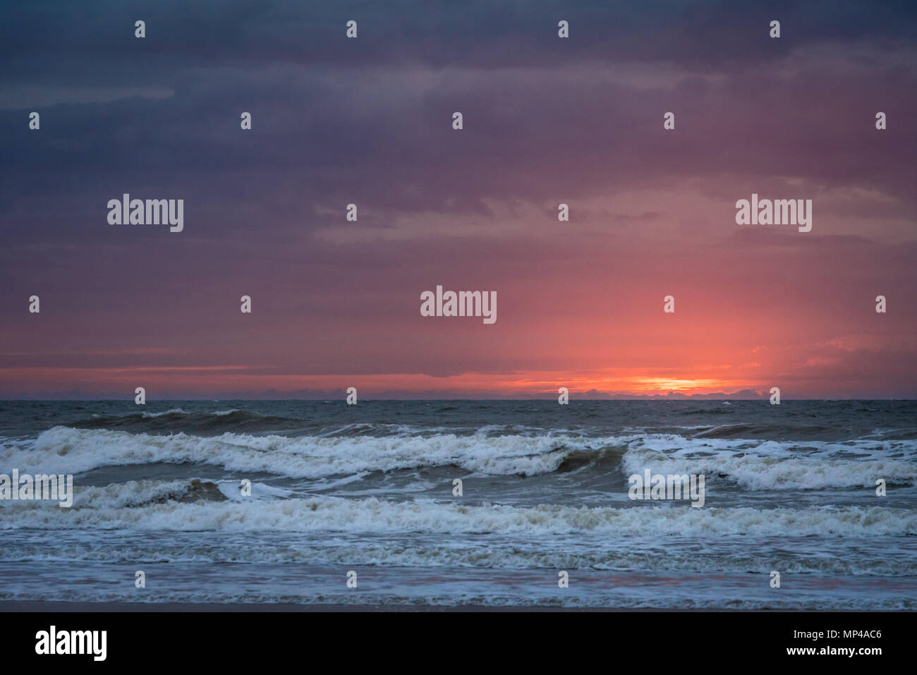 Jacksonville Beach, Florida Sunrise. Stockfoto