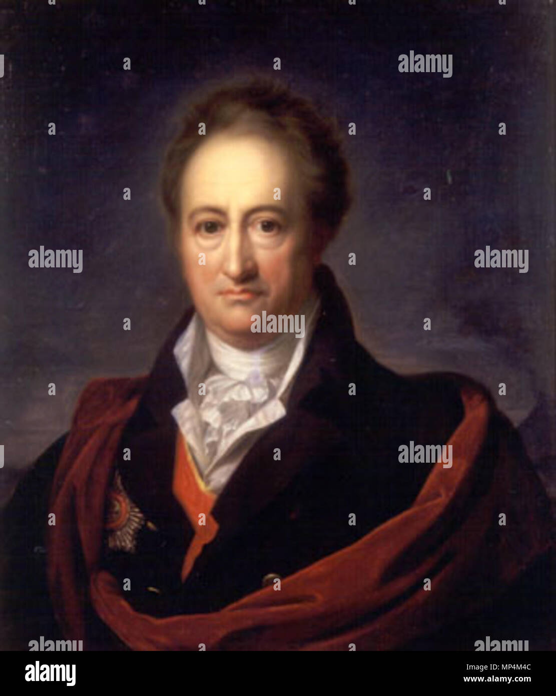 753 JW Goethe - Kügelgen Stockfoto