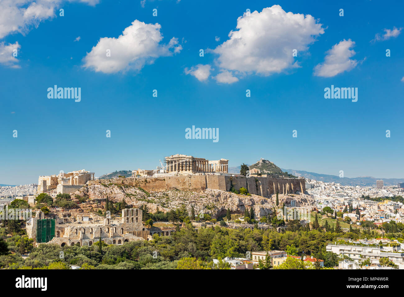 Akropolis von Athen, Griechenland Stockfoto