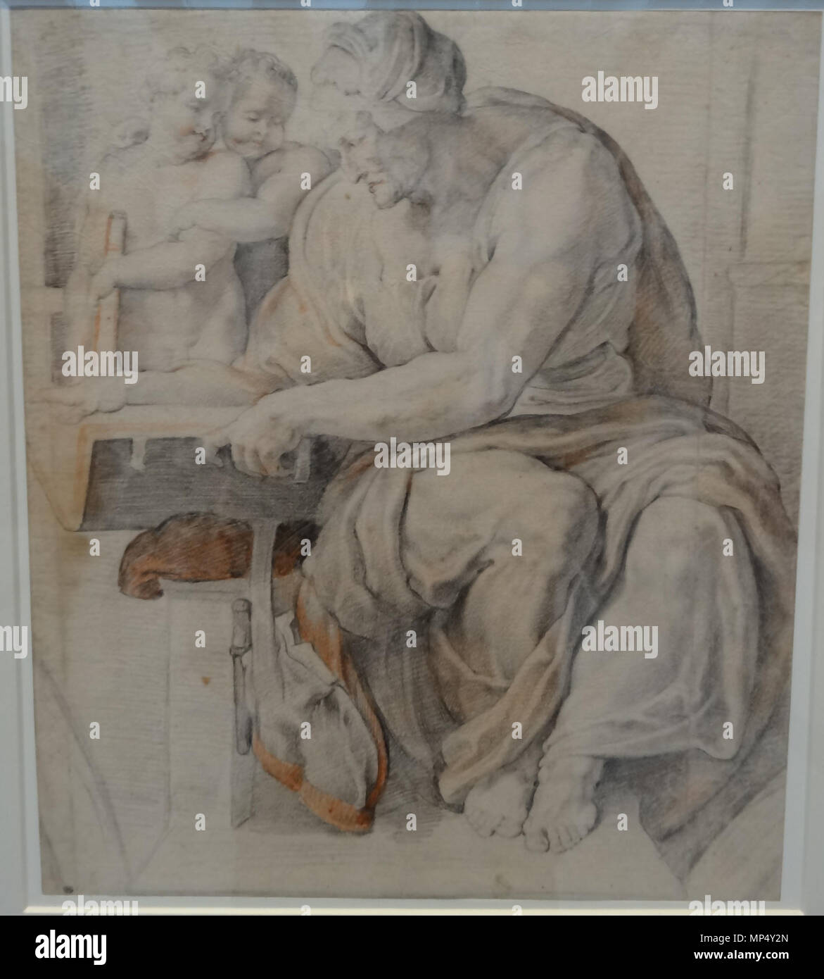 . Das Europa von Rubens, Louvre-Lens, 22. Mai 2013 - 23. September 2013. 22 Mai 2013, 10:26:42. Jérémy-Günther - Heinz Jähnick 826 Louvre-Lens - L'Europe de Rubens - 099 - La Sybille de Cumes Stockfoto