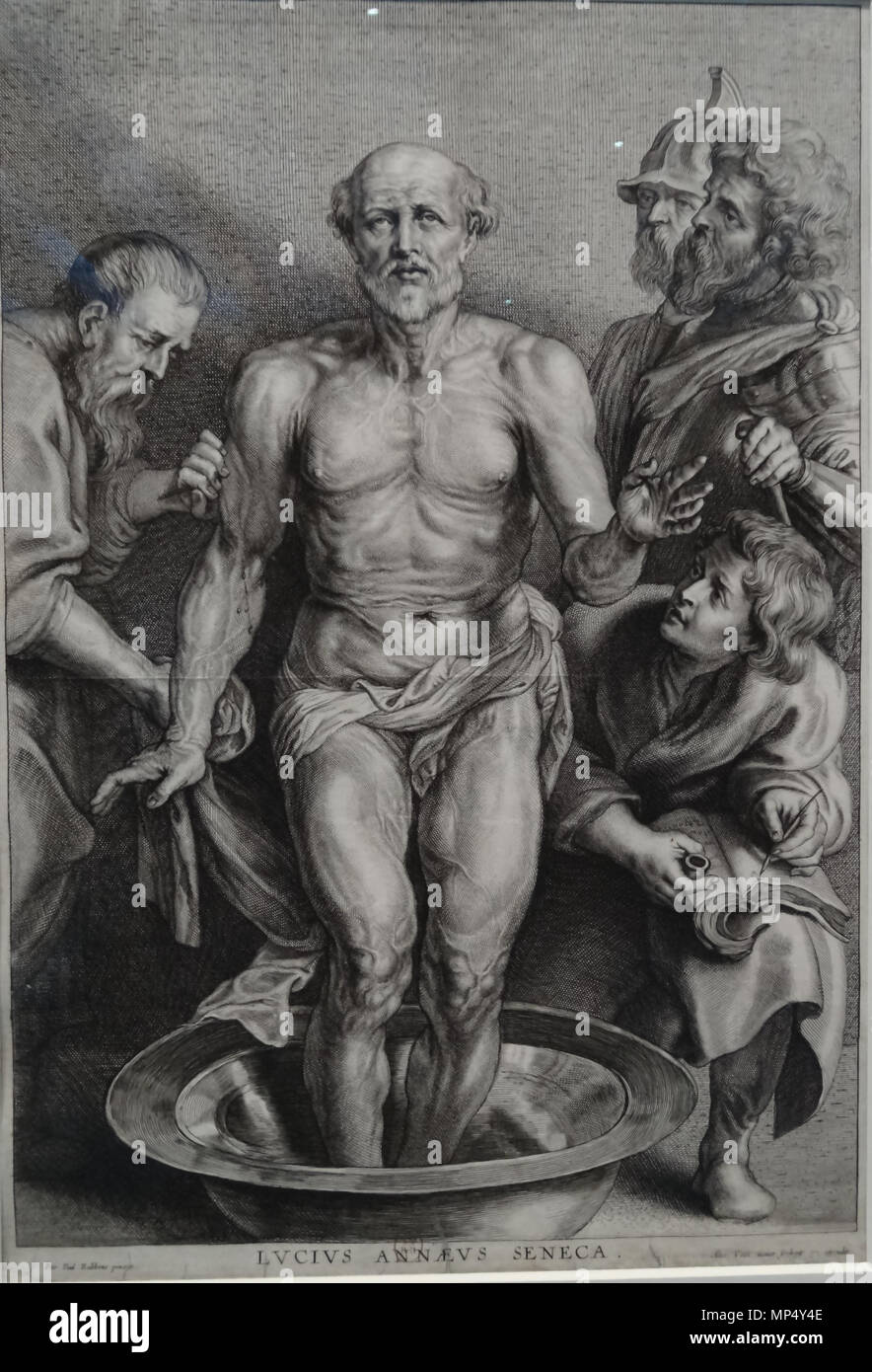 826 Louvre-Lens - L'Europe de Rubens - 023 - Sénèque mourant Stockfoto