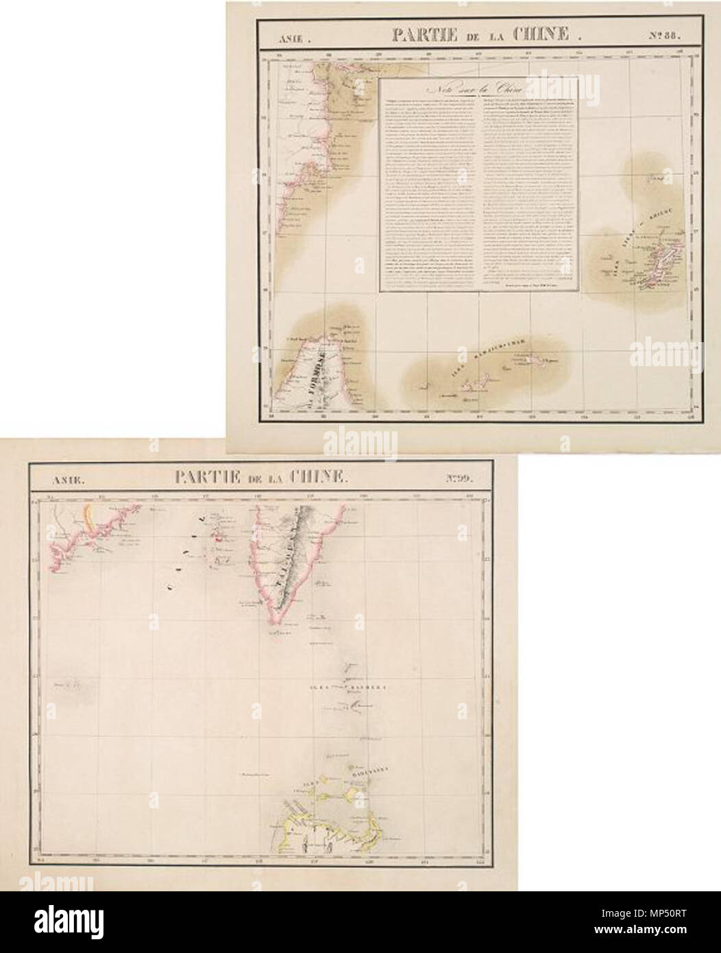 962 Nebenkläger de la Chine. N° 88, 99. Stockfoto
