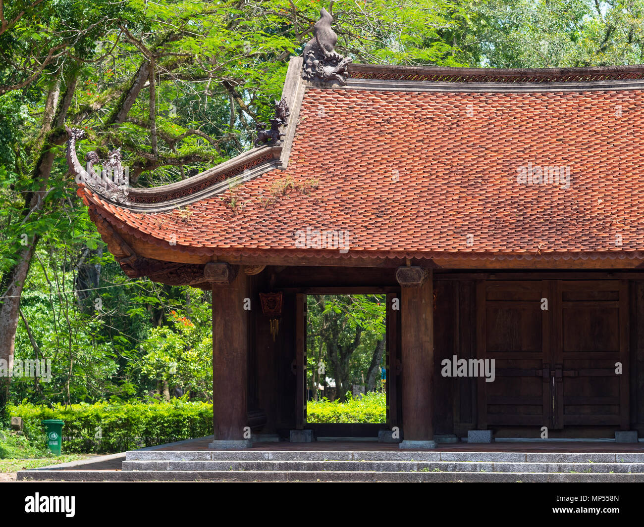 Die Lam Kinh Tempel in Xuan Lam und Lam Son townlet von Tho Xuan district, Thanh Hoa, Vietnam. Der Tempel wurde von nationalhelden Le Loi während der gebaut Stockfoto