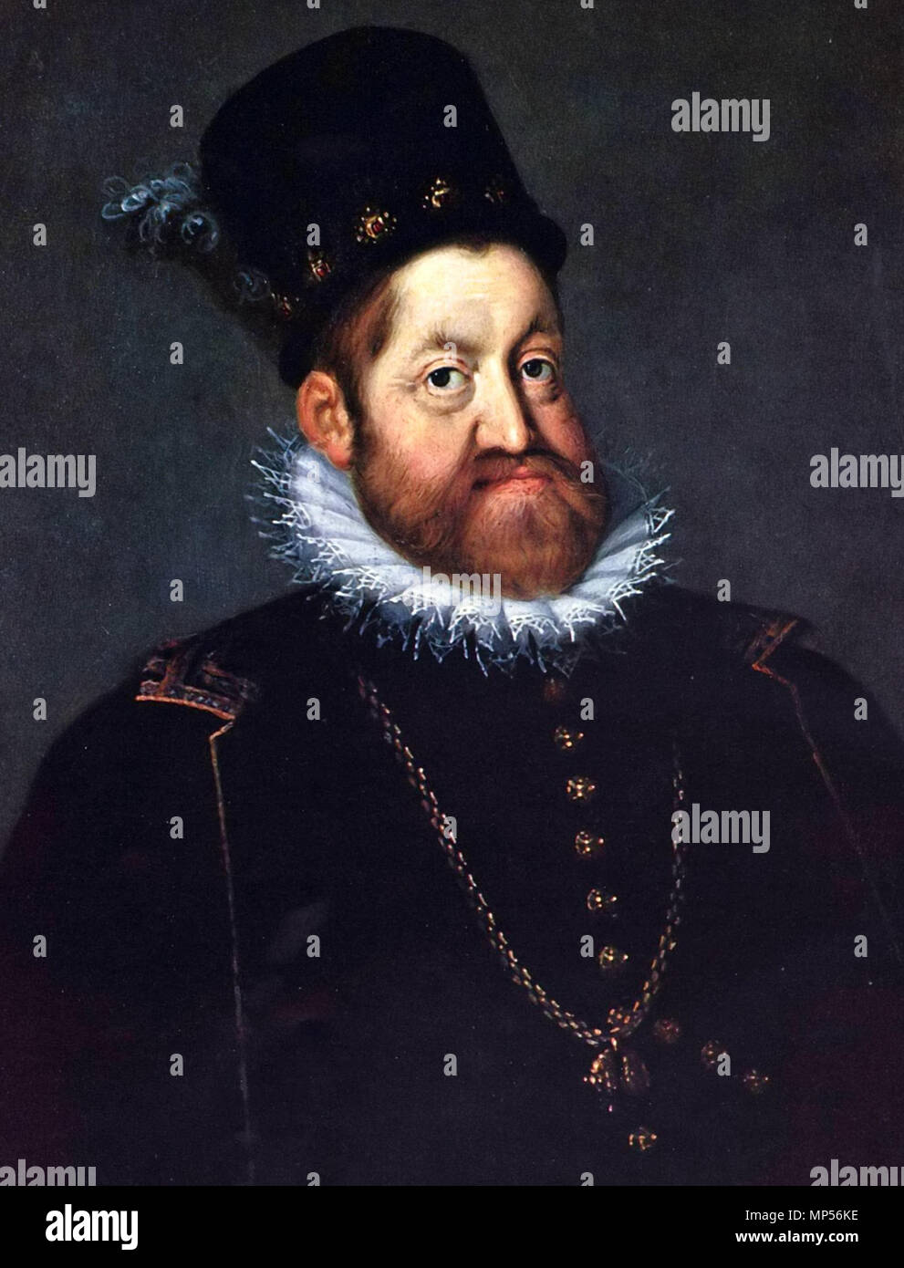 . Englisch: Rudolf II., Kaiser des Heiligen Römischen Reiches. . Ca. 1592. 1077 Rudolf II., Kaiser des Heiligen Römischen Stockfoto