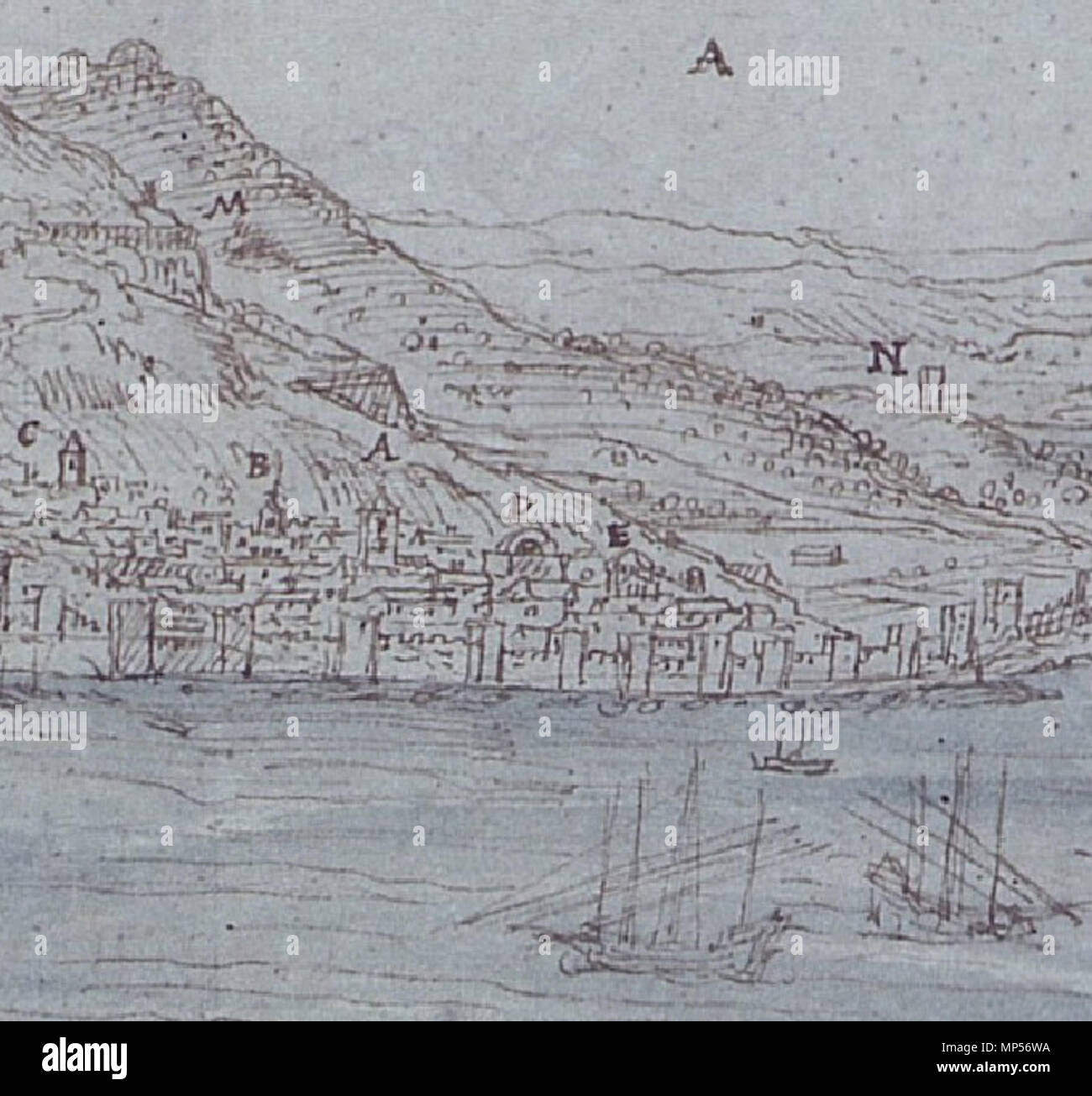 . Englisch: 7/8-Version des Originals, die sich am südlichen Ende der Stadt. 21 Januar 2014, 15:05:18. Gibraltar en 1567 (las mejores de la'Vista panorámica de la Bahía de Gibraltar hacia la Ciudad con la Costa africana en el Fondo de Anton van den Wyngaerde conservado en el Ashmolean Museum de Oxford).jpg: Anton van den Wyngaerde (1525 - 1571) Alternative Namen Anthonis van den Wyngaerde; Antoni van den Wijngaerde; Anton van den Wijngaerde; Antonius van den Wijngaerde; Anton van den Wyngaerde; Anton van den Wijngaarde; Antonio de Bruxelas; Antonio de Las Viñas; Antoine de la Vigne Desc Stockfoto