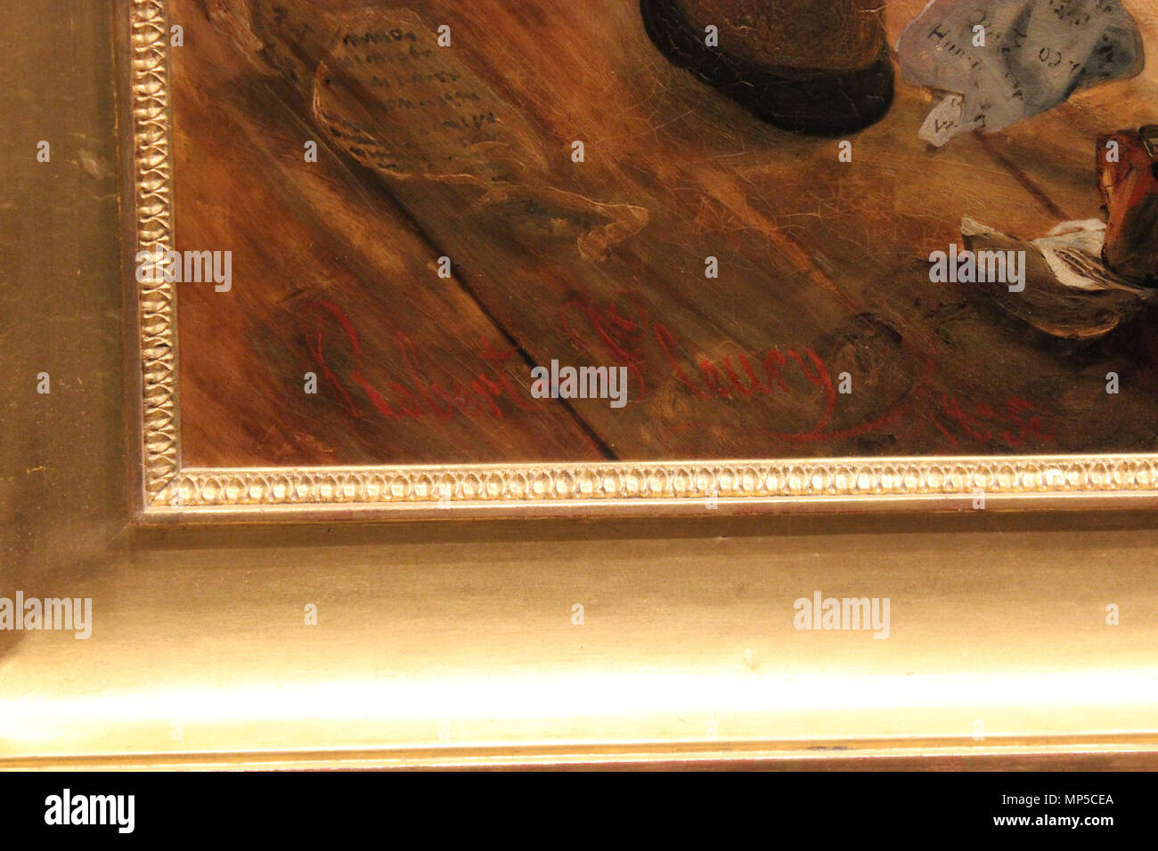 1107 Scène de la saint-Barthélemy-Joseph-Nicolas Robert-Fleury-MBA Lyon 2014 - DÉTAIL 7 Stockfoto