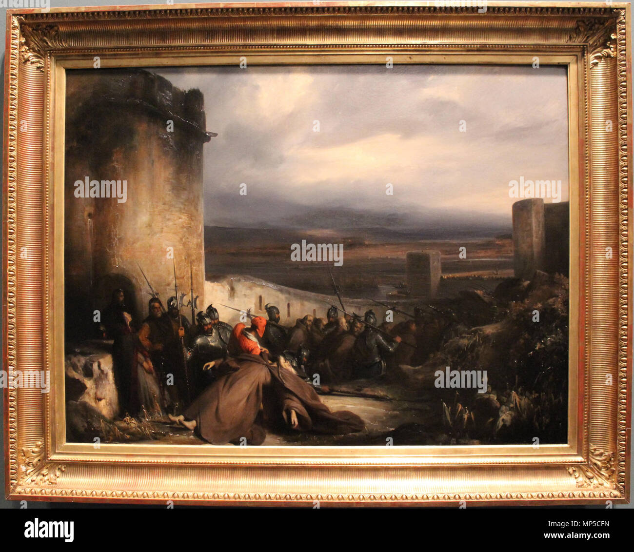 806 Les Cordeliers. Épisode du siège de Metz von Laurent Charles Maréchal 1. Stockfoto
