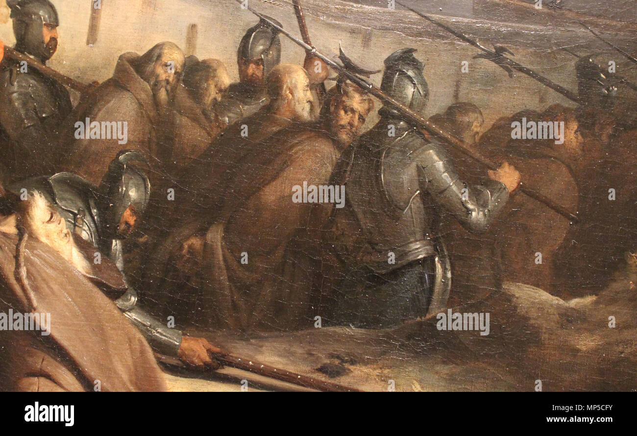 806 Les Cordeliers. Épisode du siège de Metz von Laurent Charles Maréchal, 04. Stockfoto