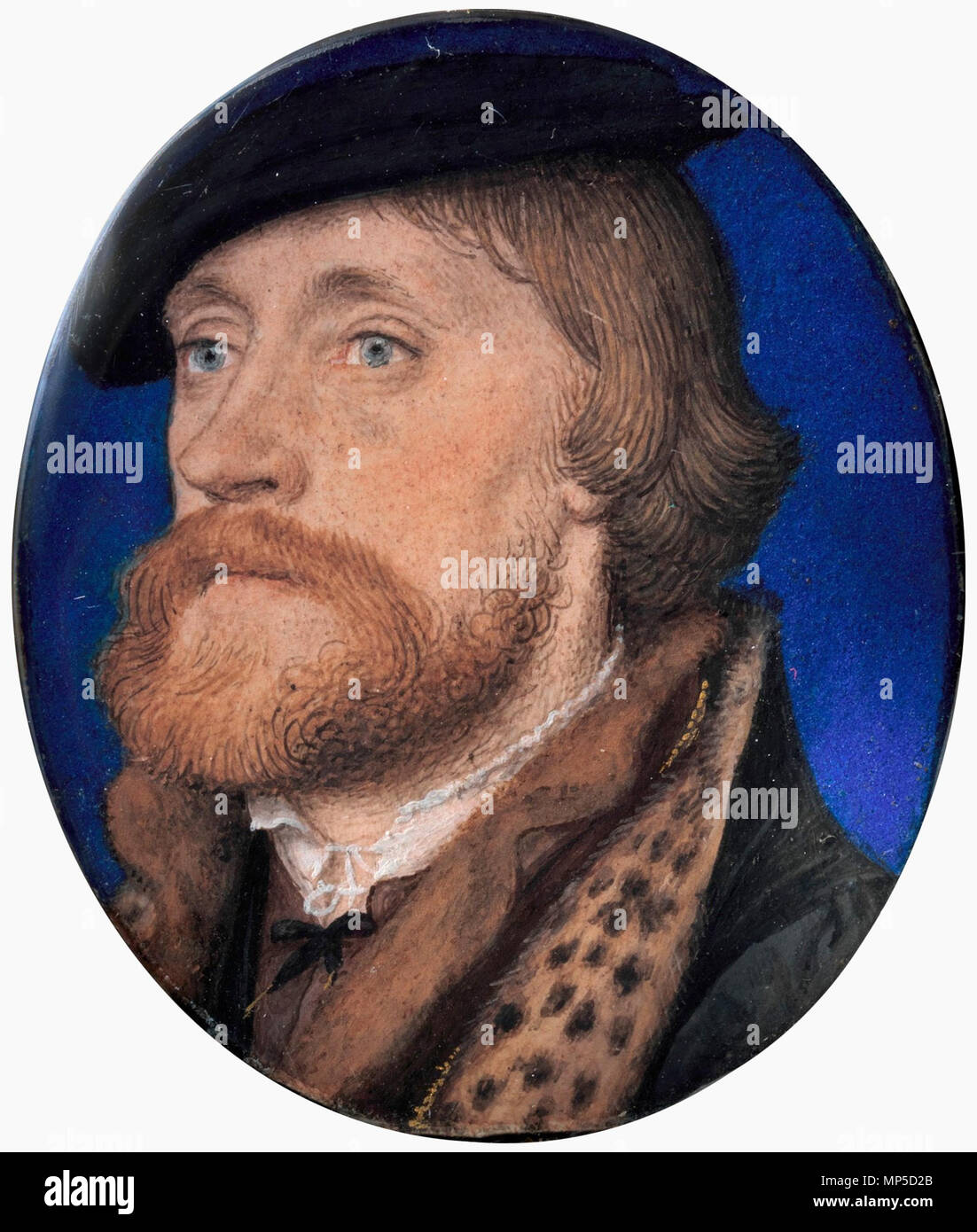 Hans Holbein der Jüngere (Augsburg 1497/98 - 1543 London) Thomas Wriothesley (1505-1550), Erster Earl of Southampton, Ca. 1535 Pergament auf Karte; Unregelmäßig, Schnitt unten, 1 1/8 x 1 in. (28 x 25 mm) Das Metropolitan Museum of Art, New York, Rogers Fund, 1925 (25.205) http://www.metmuseum.org/Collections/search-the-collections/436663" Thomas Wriothesley, Erster Earl of Southampton'. Englisch: Mit freundlicher Genehmigung des Metropolitan Museum of Art, New York, New York. . Ca. 1535. 1190 Thomas Wriothesley, 1. Earl of Southampton von Hans Holbein der Jüngere Stockfoto