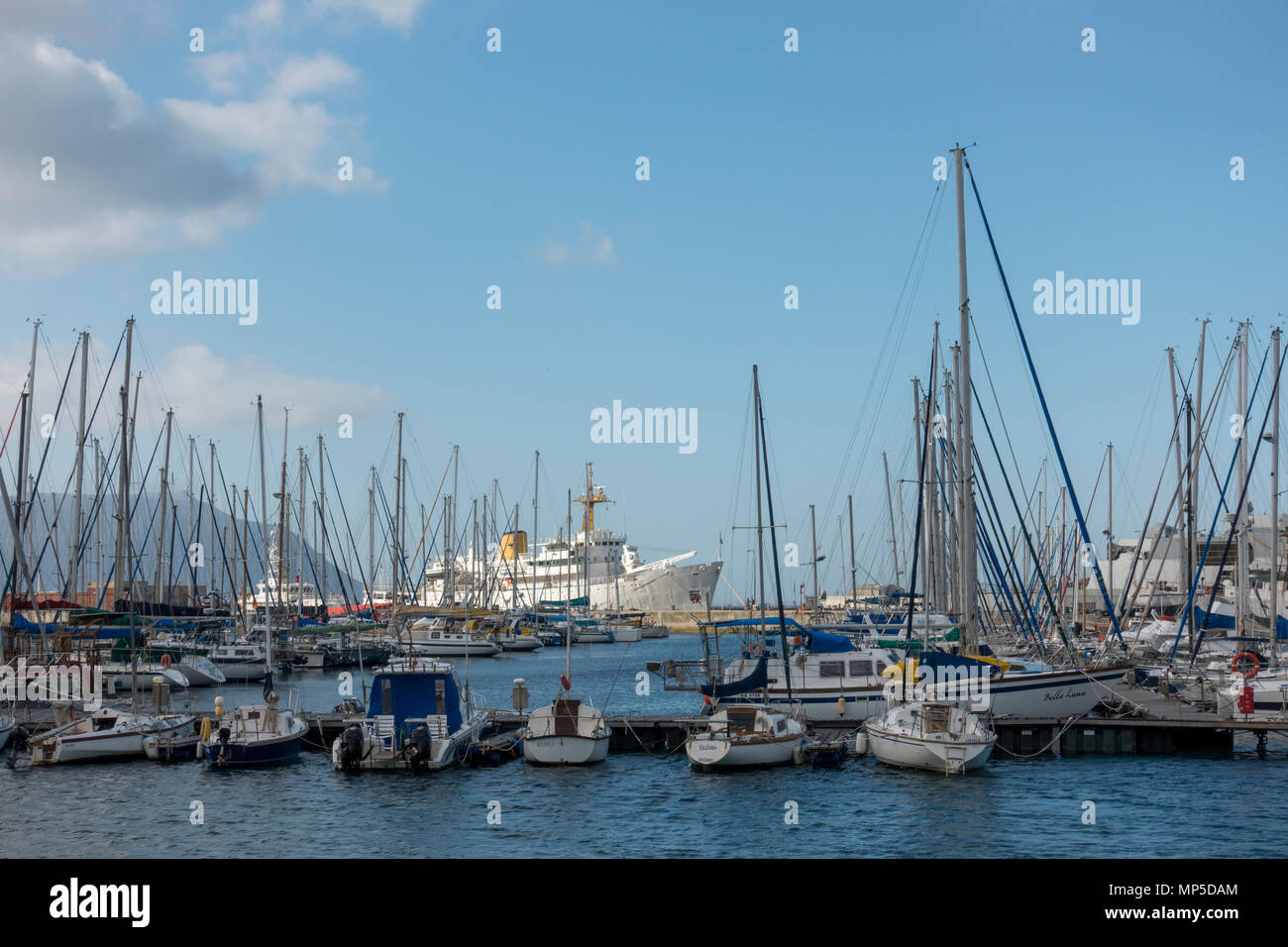 Die Yacht Marina in Simon's Town, Südafrika Stockfoto
