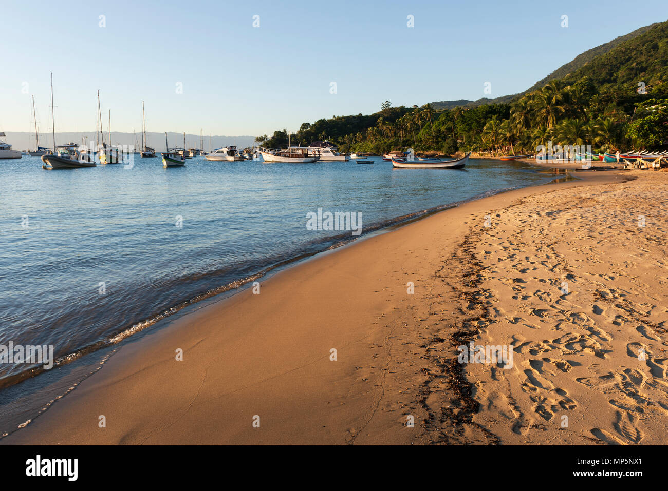 Santa Tereza Strand, in Ilhabela, Brasilien Stockfoto