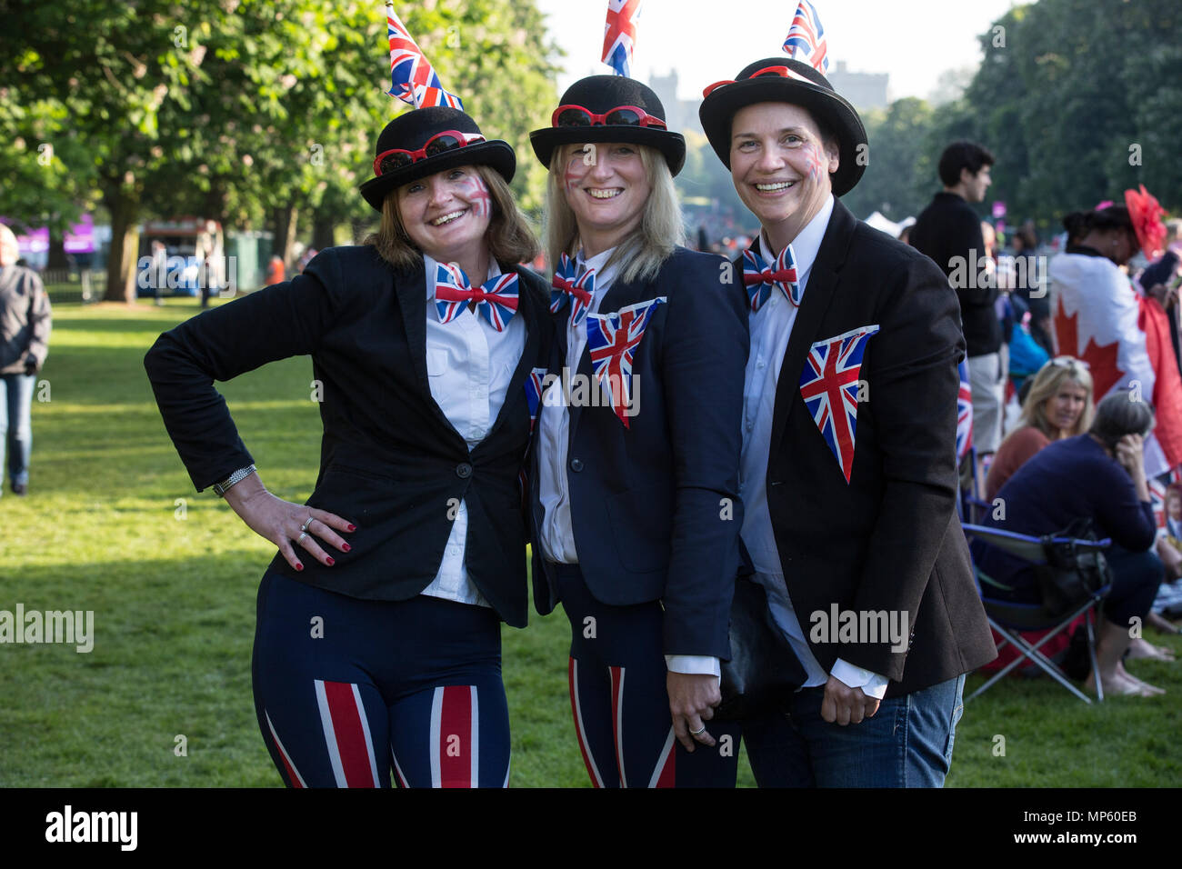 Prinz Harry und Meghan Merkle königliche Hochzeit, Windsor, Berkshire, Vereinigtes Königreich. Stockfoto