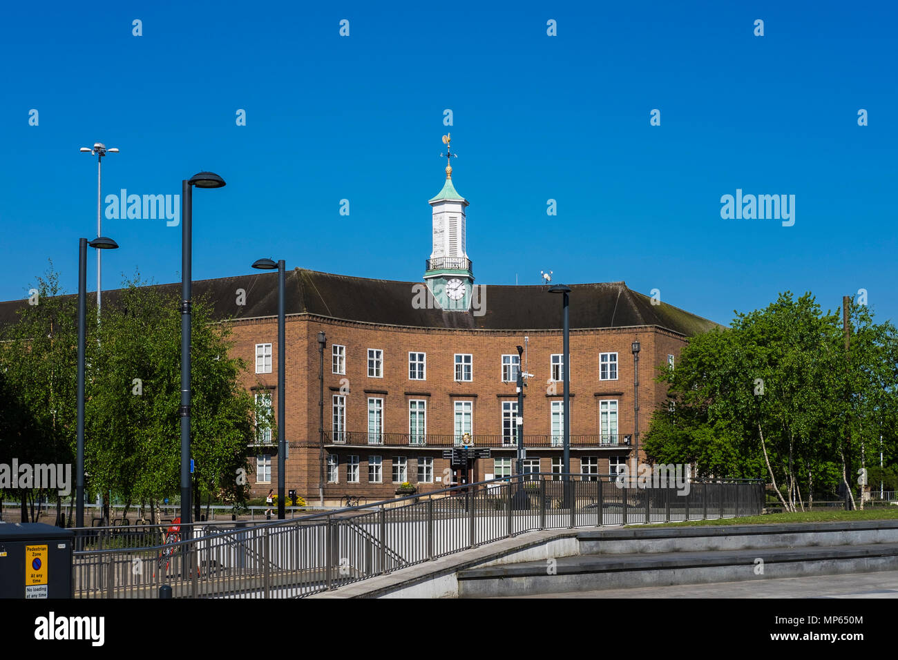 Rathaus Gebäude, Watford, Hertfordshire, England, UK. Stockfoto