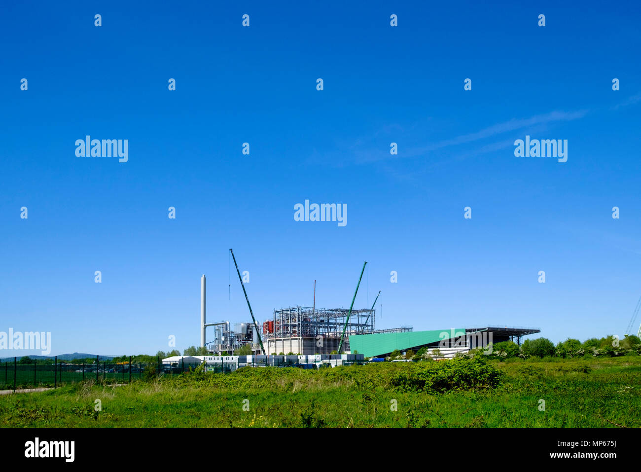 Die neue Verbrennungsanlage bei Javelin Park Gloucester, in der Nähe der M5. Gloucestshire England Großbritannien Stockfoto