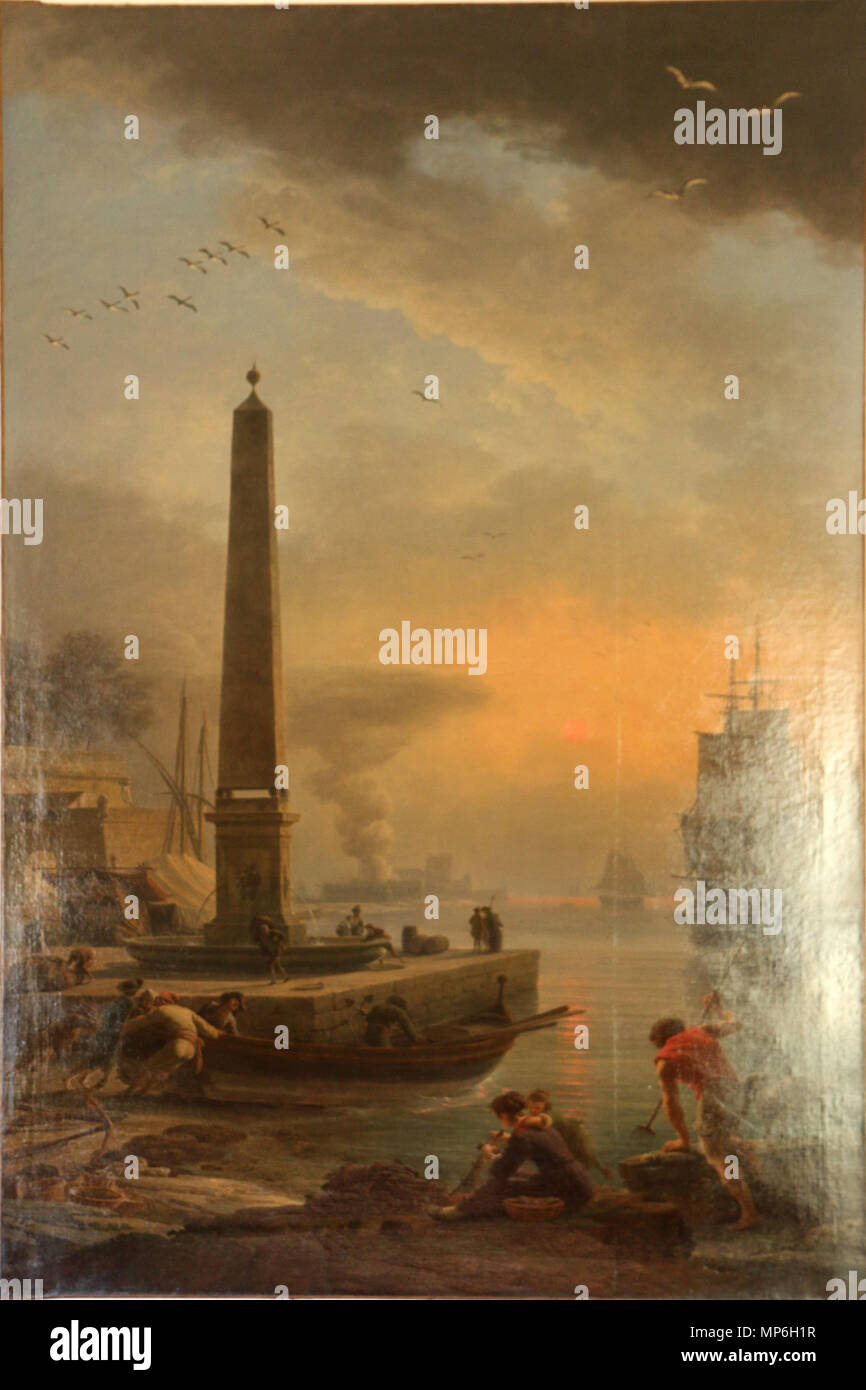 743 Joseph Vernet-Matin à la Mer Stockfoto