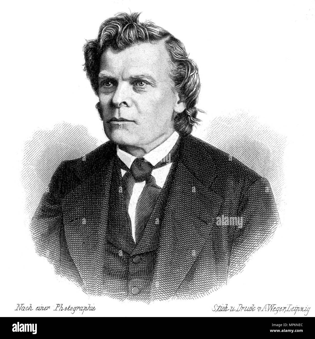 . Dargestellte Person: Otto Kade. um 1870. 950 OttoKade Stockfoto