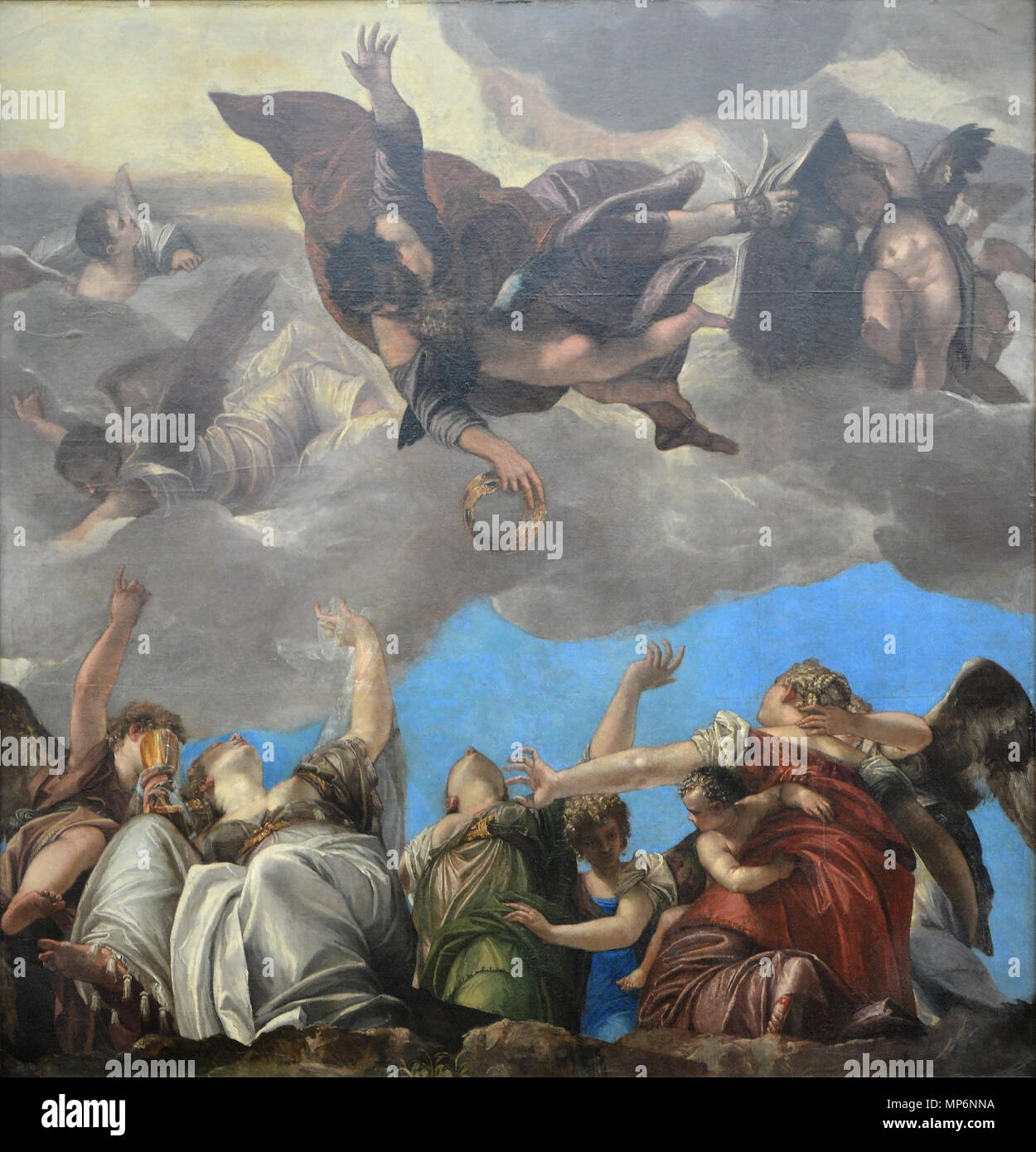 1084 Saint Marc récompensant Les vertus - Paul Véronèse-Q 18573251 Stockfoto
