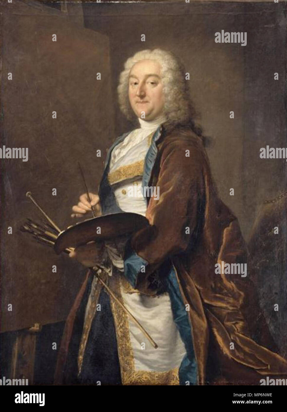 740 Joseph Aved - Jean-François de Troy Stockfoto