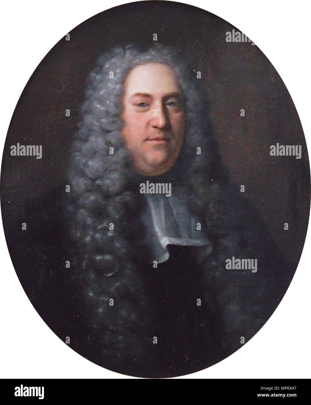 . Nederlands: Johan van der (1694-1749), raadsheer Hoge Raad en thesaurier - generaal van de Republiek der Zeven Verenigde Nederlanden. 1739. 723 Johan van der (1694-1749) Tür Hendrik van Limborch Stockfoto