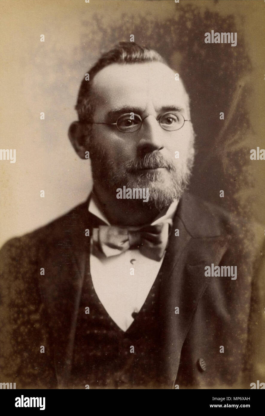 Portrait von Arthur Corbin Gould. Englisch: Portrait von Arthur Corbin Gould (1850 - 1903), nach A.C. Gould bei goodreads.com English: Porträt des Arthur Corbin Gould (1850 - 1903), gemäß A.C. Gould in goodreads.com. ca. 1890. 1018 Portrait von Arthur Corbin Gould-1 Stockfoto