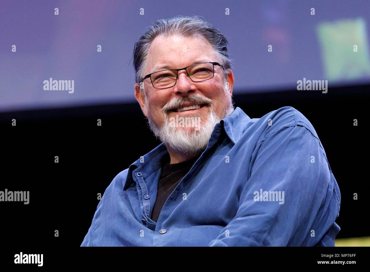 Bonn, Deutschland. 19 Mai, 2018. Jonathan Frakes auf der FedCon 27 im Maritim Hotel. Bonn, 19.05.2018 | Verwendung der weltweiten Kredit: dpa/Alamy leben Nachrichten Stockfoto