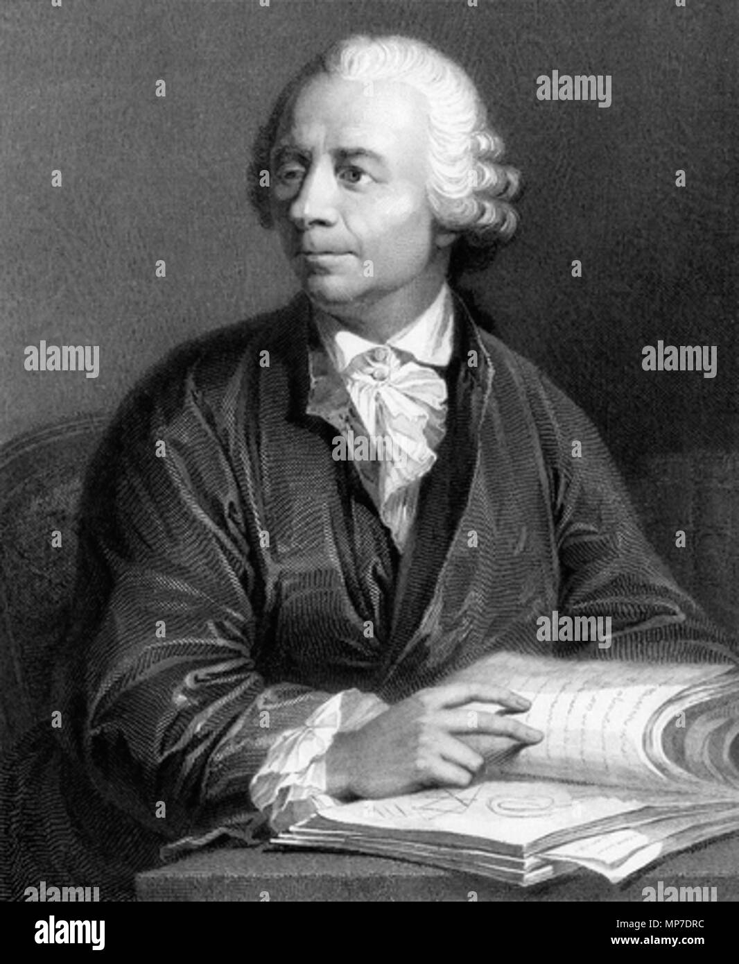 Leonhard Euler 1756. 804 Leonhard Euler Stockfoto