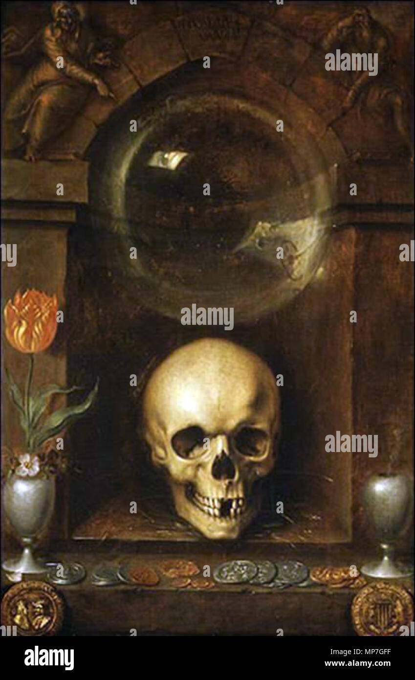 Vanitas. Immer noch leben. 1603. 681 Jacob de Gheyn - Vanitas Stockfoto