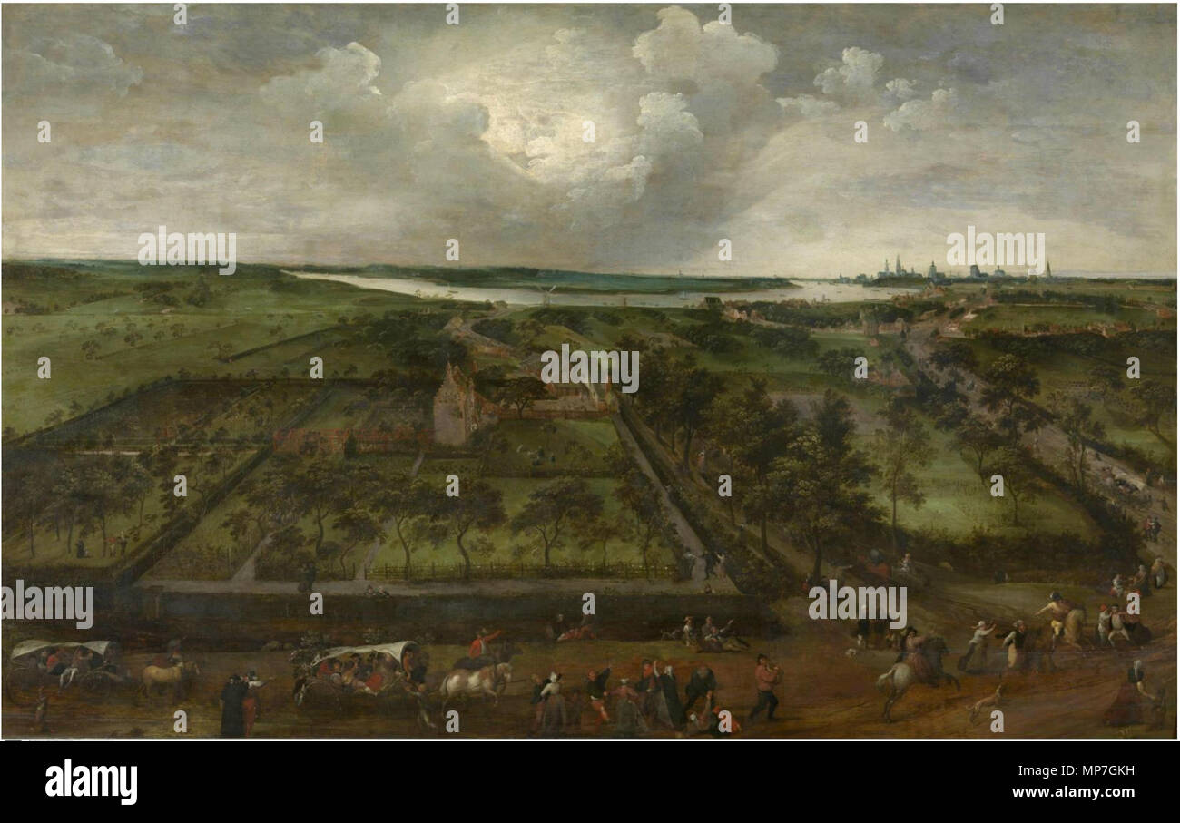 Blick auf Kiel 1578. 682 Jakob Grimmer - Blick auf Kiel-WGA 10694 Stockfoto