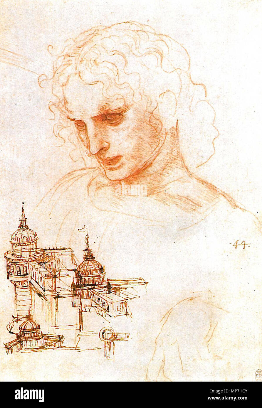 Skizze Von Leonardo Da Vinci Das Letzte Abendmahl Des Leonardo Da Vinci  (1452 - 1519) Alternative Namen Leonardo Di Ser Piero Da Vinci, Leonardo  Beschreibung Italienischer Maler, Ingenieur, Astronom, Philosoph, Anatom