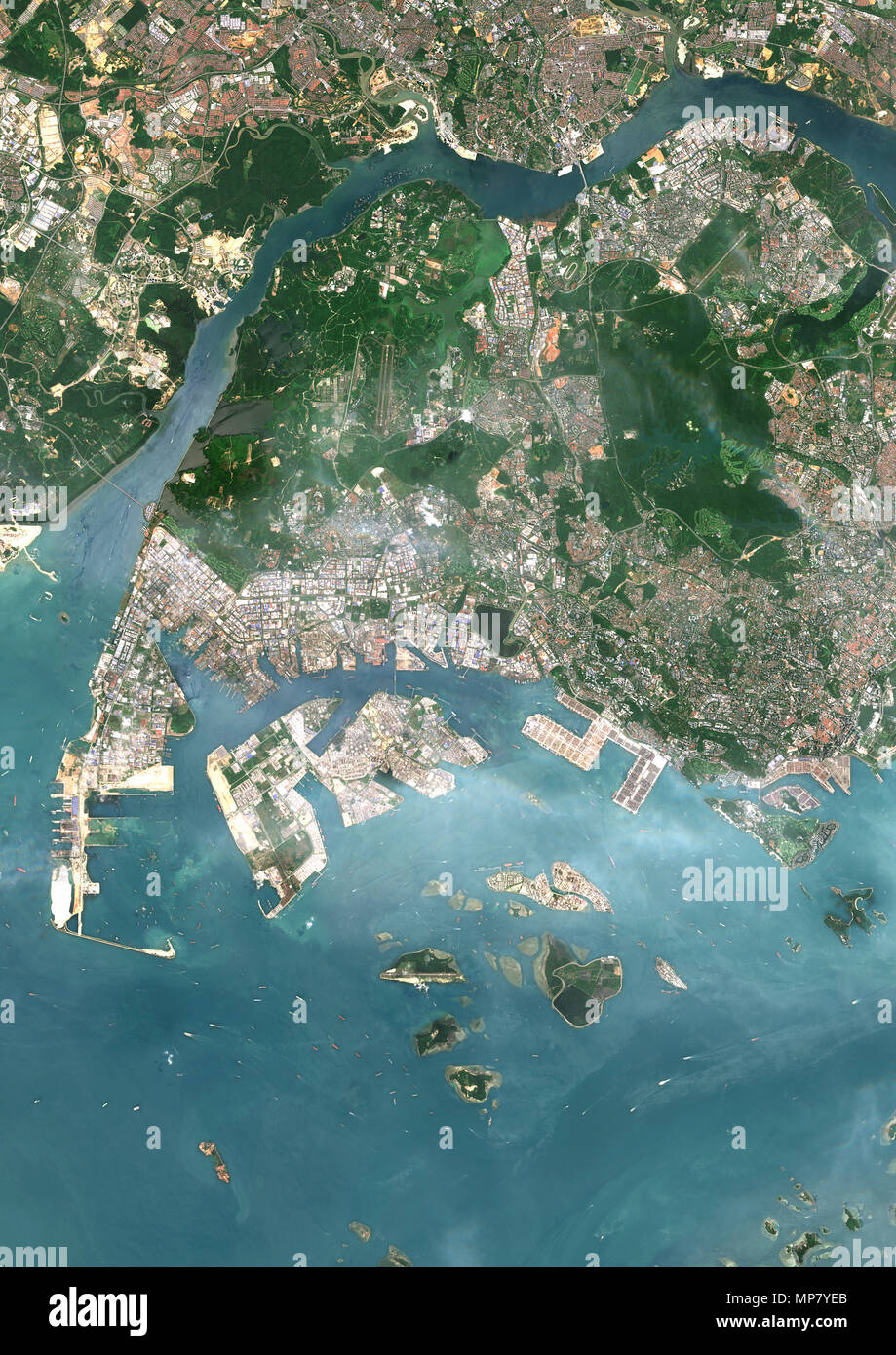 Singapur, westlichen Teil Stockfoto