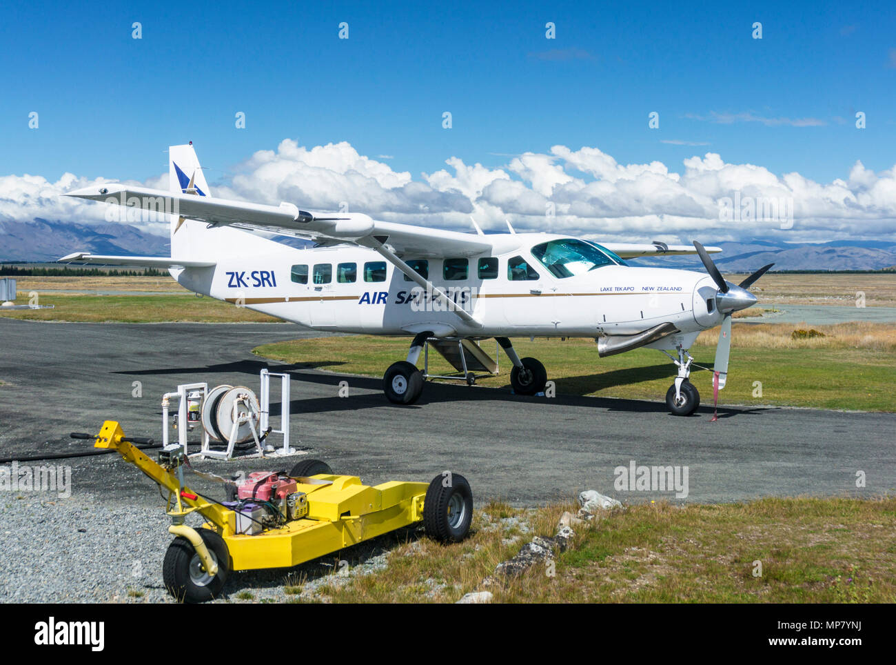 Air Safari Lake Tekapo Rundflüge über Mount Cook und die Gletscher Region Canterbury mackenzie Bezirk Neuseeland Südinsel nz Stockfoto