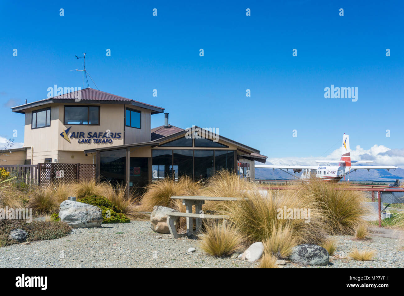 Air Safari Lake Tekapo Rundflüge über Mount Cook und die Gletscher Region Canterbury mackenzie Bezirk Neuseeland Südinsel nz Stockfoto