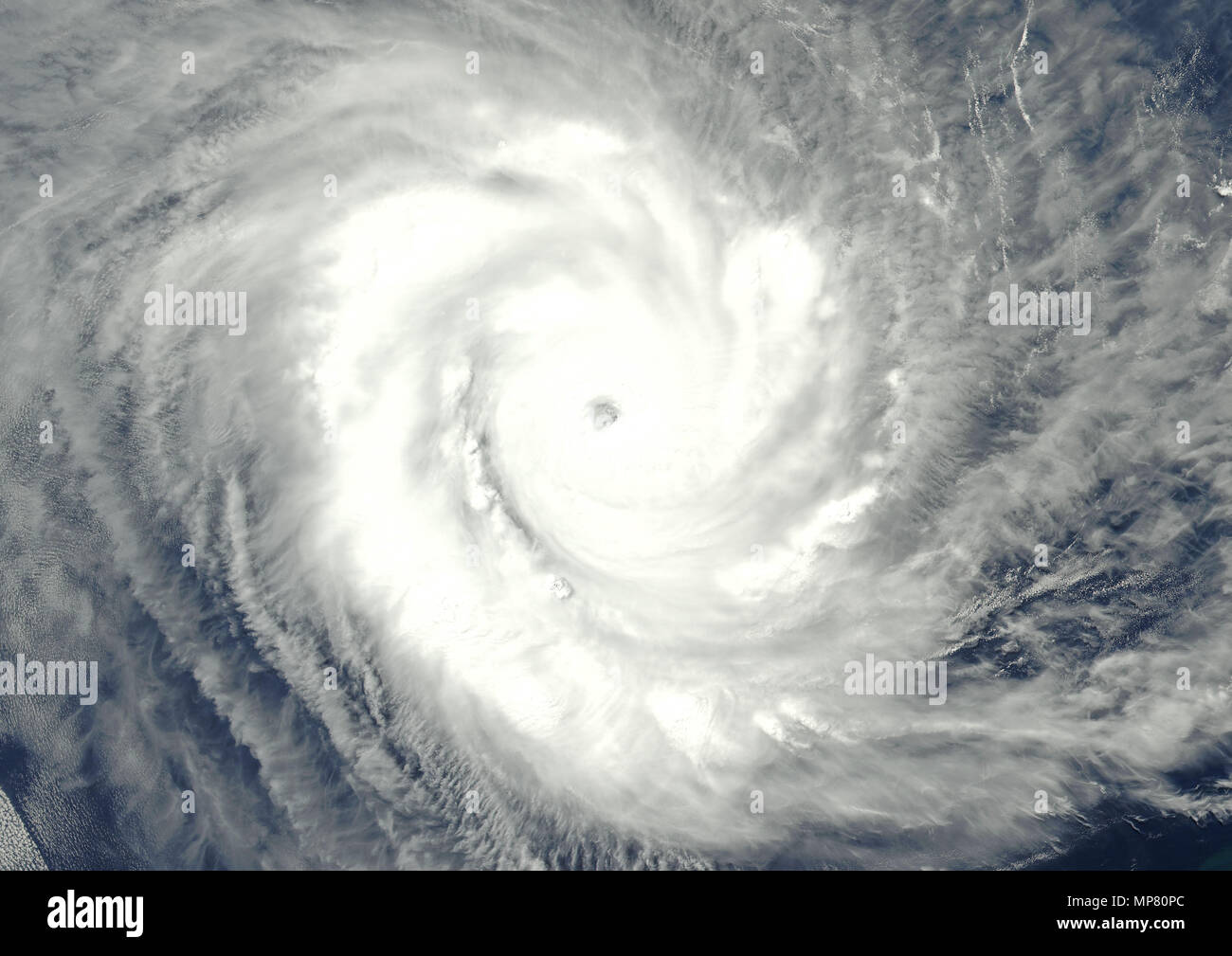 Cyclone Marcus über South Pacific im Jahr 2018 Stockfoto
