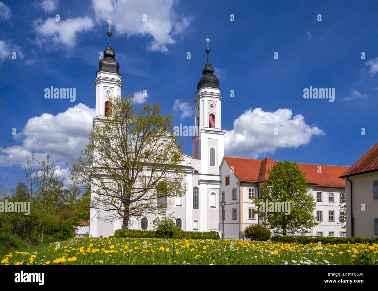 Kloster Irsee, Bayern, Deutschland Stockfoto