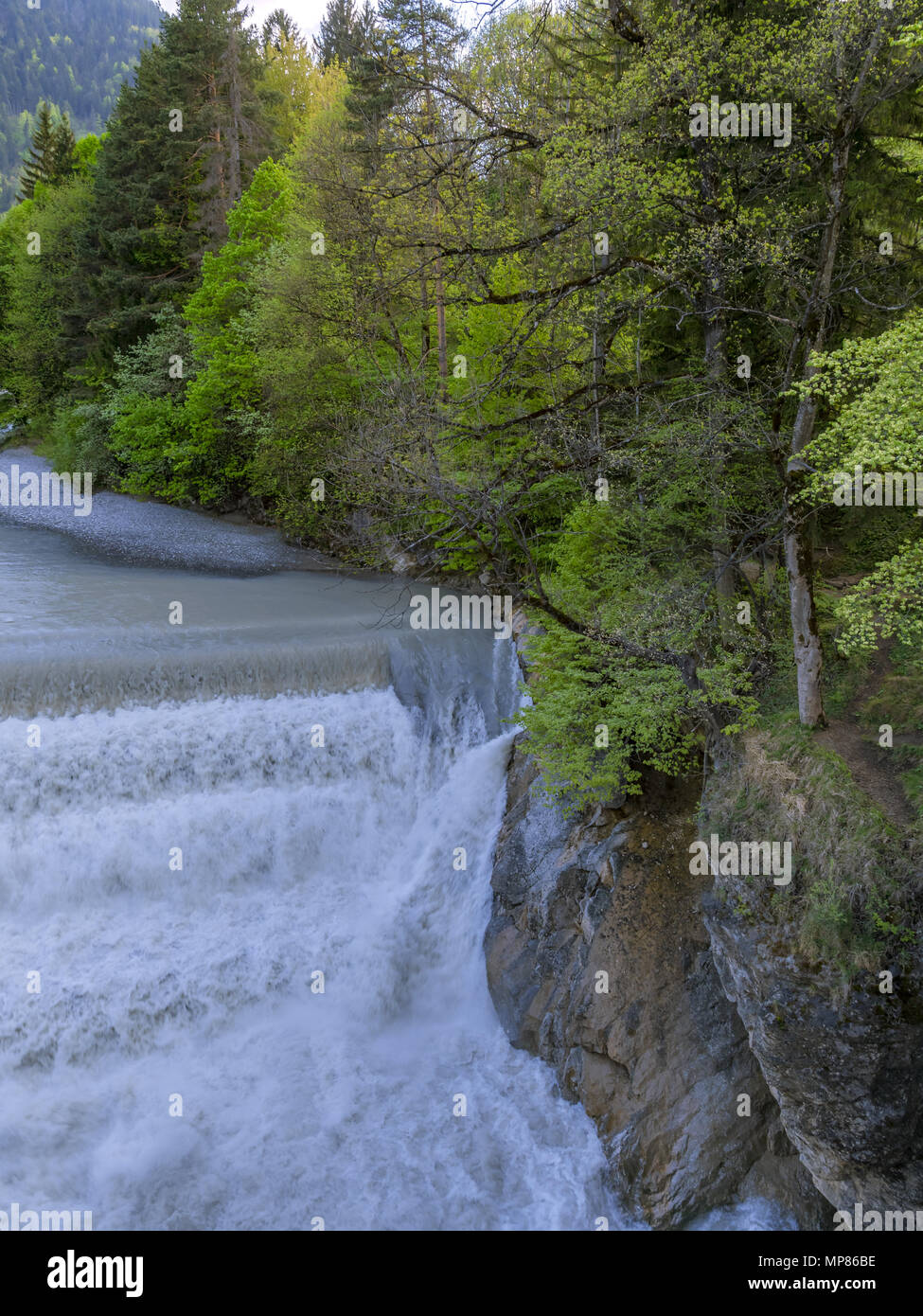 Lech fällt, Füssen, Bayern, Deutschland Stockfoto