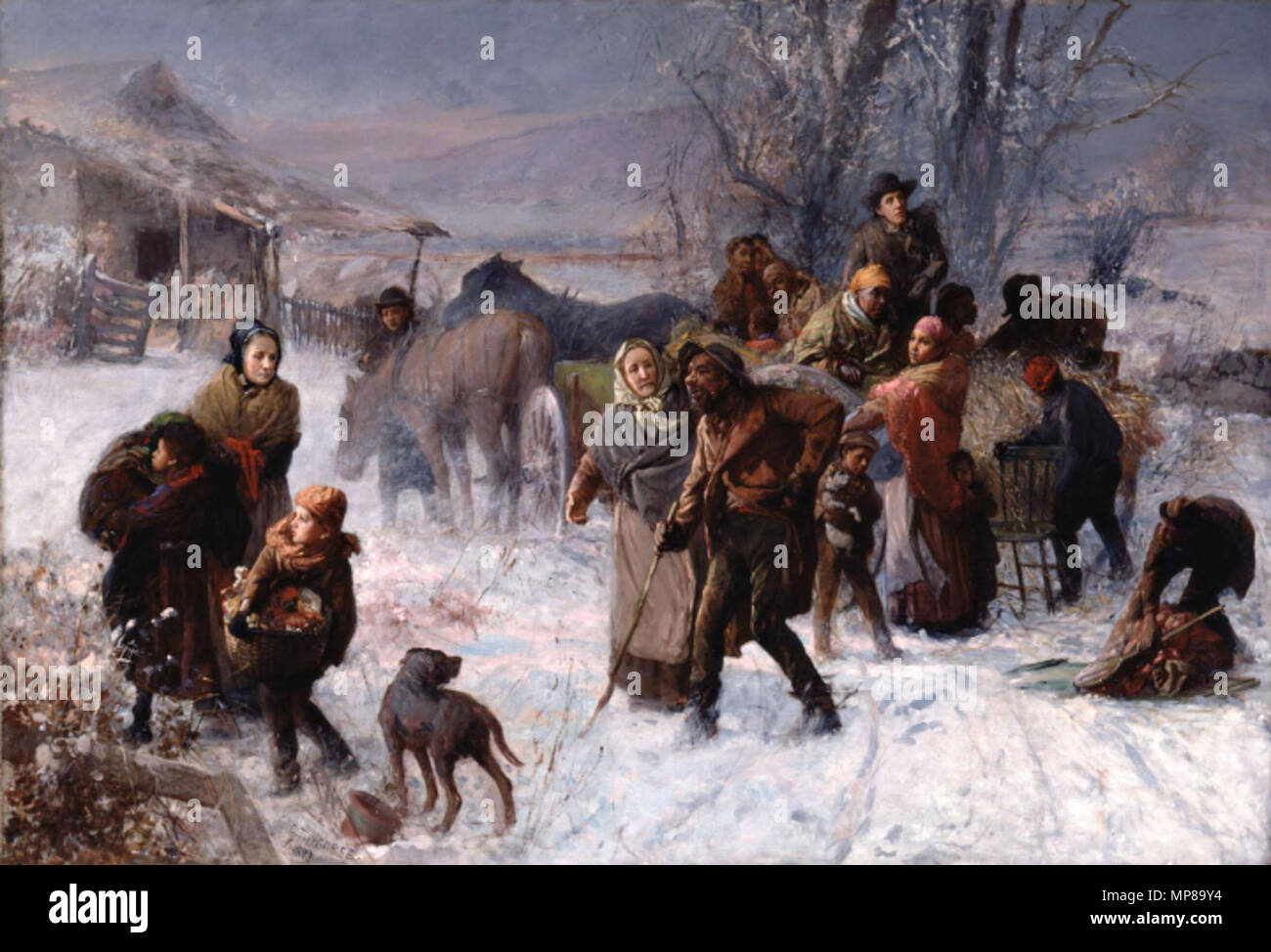 . Die U-Bahn. 1893. Charles T. Webber (1825-1911) Alternative Namen C.T. Webber Beschreibung amerikanischer Maler und Bildhauer Geburtsdatum / Tod 31. Dezember 1825 1911 Ort der Geburt / Todes Cayuga County, New York, Cincinnati, Ohio Arbeit Zeit nach 1855 Arbeit Ort Springfield, Ohio, Covington, Kentucky, Cincinnati, Ohio Authority control: Q 18508058 VIAF: 90550562 LCCN: Nr. 2009092845 RKD: 442739 WorldCat 1182 Die U-Bahn von Charles T. Webber, 1893 Stockfoto