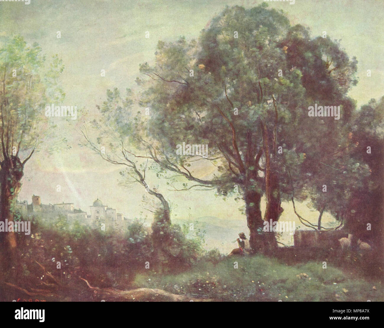 Französisch: Souvenir de Palermo zwischen 1865 und 1870. 714 Jean-Baptiste-Camille Corot 030 Stockfoto