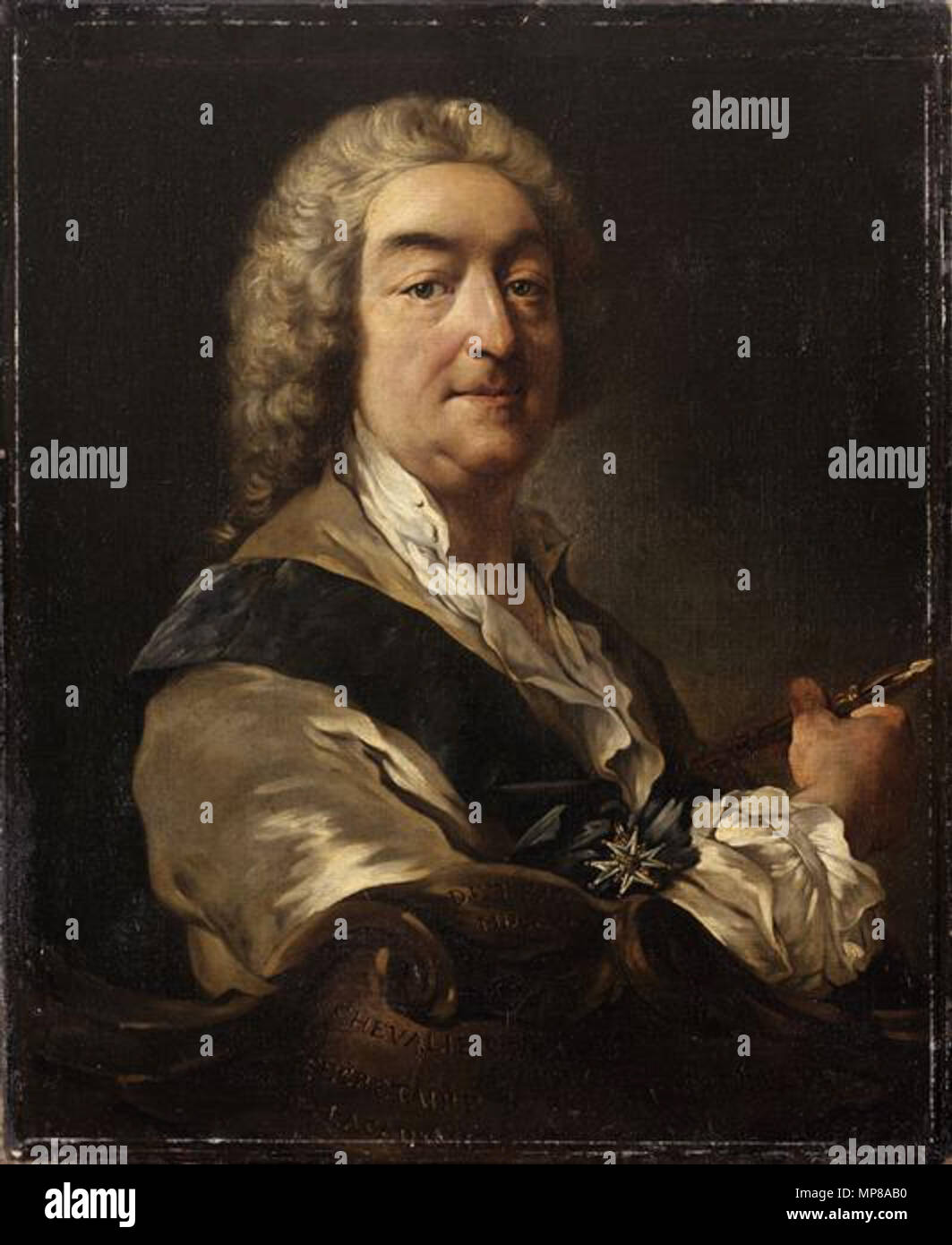 714 Jean-François de Troy - Selbstporträt Stockfoto
