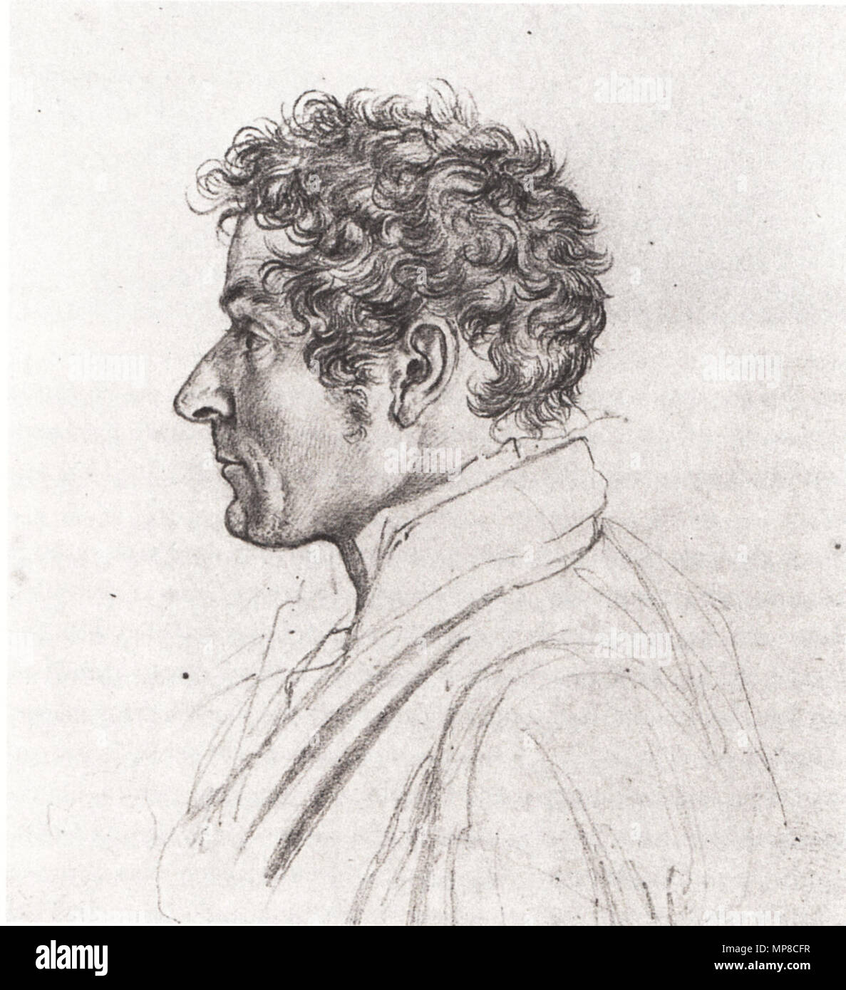 Franz Ludwig Catel 1820. 723 Johann Adam Klein-Franz Ludwig Catel 1820 Stockfoto