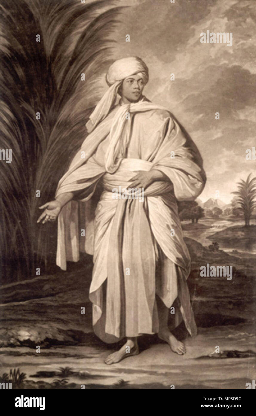 . Englisch: omai, einen Eingeborenen der Insel Utietea (nach Sir Joshua Reynolds). 1774. Johann Jacobé 1733-1797 726 Johann Jacobe, omai, einen Eingeborenen der Insel Utietea 1774 Stockfoto