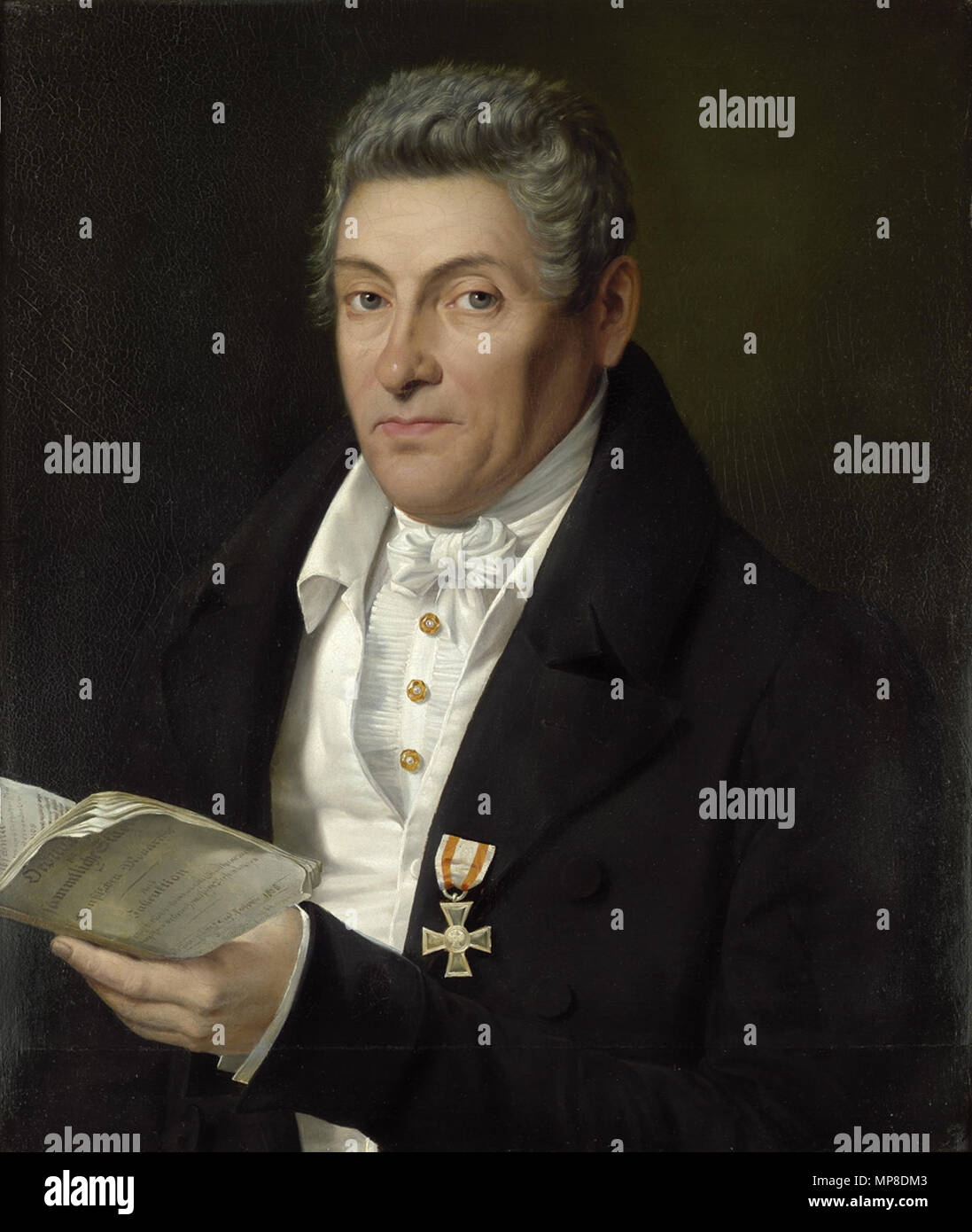 Bildnisse Des Berliner Desselmann Stadtverordnetenvorstehers Johann Friedrich 1770 1845 Eigentumer Des Hauses Bellevuestr 17 In Berlin Tiergarten Spaterer Standort Hotel Esplanade Und Seiner Gemahlin Marie Sophie Geb Hubner Ol Auf Malkarton
