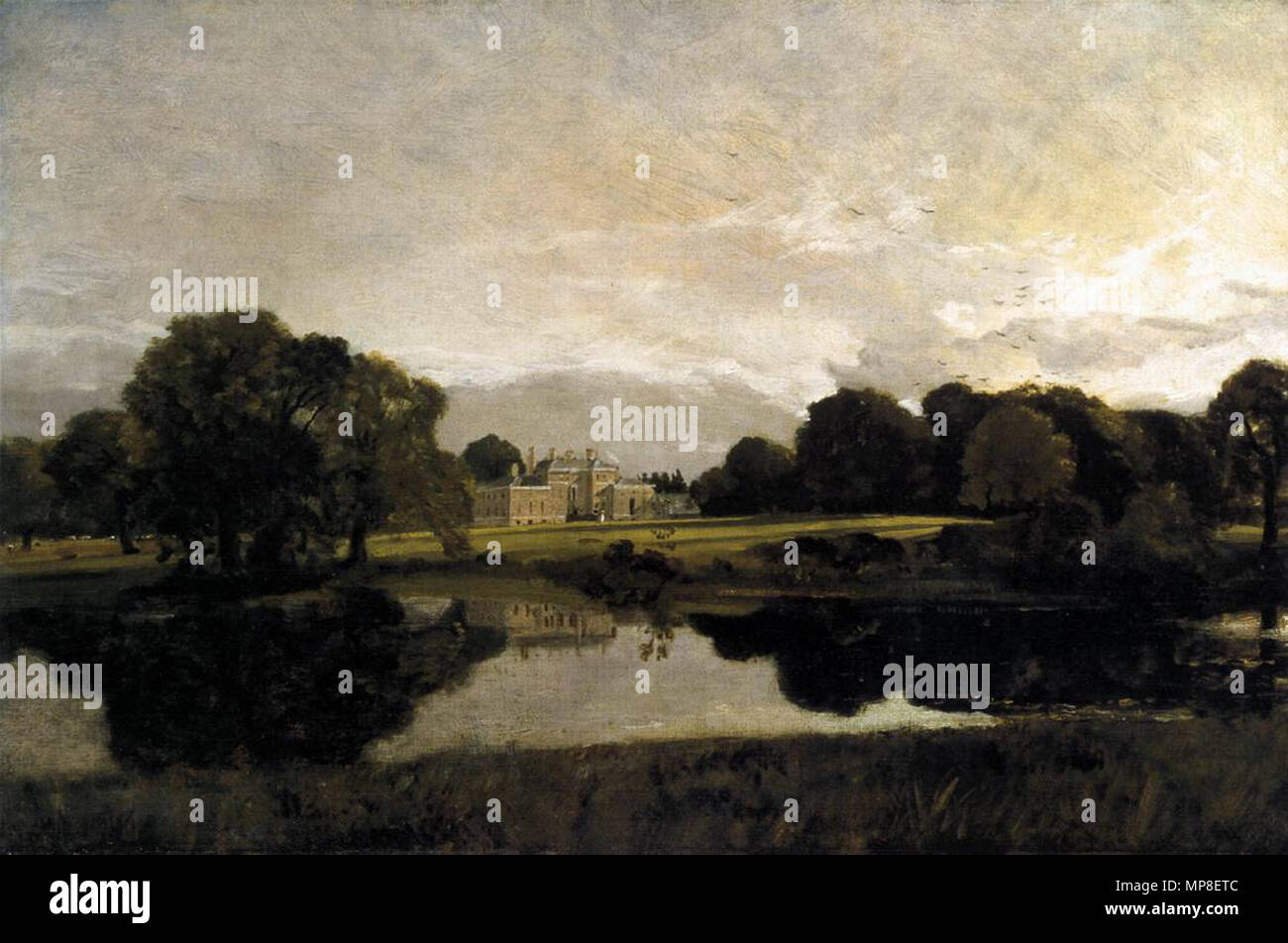 Malvern Hall in Warwickshire 1809. 731 John Constable - Malvern Hall in Warwickshire - WGA 5197 Stockfoto
