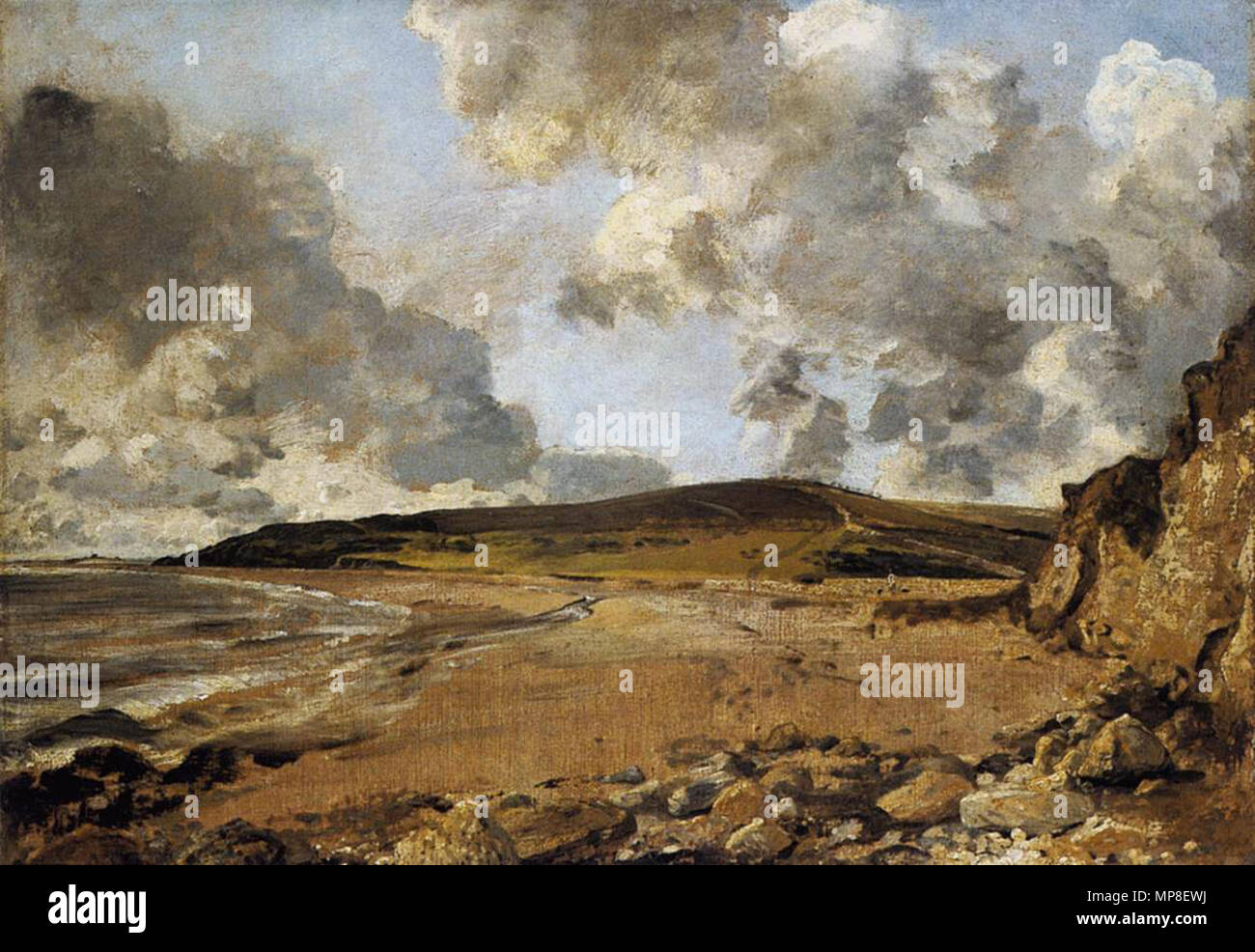 Weymouth Bay, mit Jordan Hill 1816. 731 John Constable - Weymouth Bay, mit Jordan Hill - WGA 5194 Stockfoto